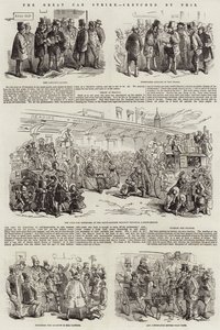 The Great Cab Strike by Hablot Knight Browne